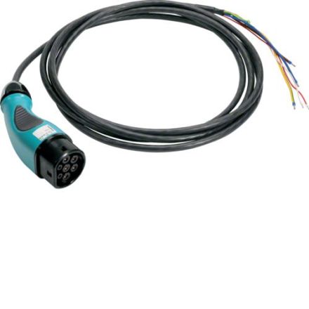 Hager XEV42051611 charging cable M3T2-16A 1-phase 5m