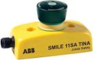 ABB Stotz-Kontakt Smile 11 SA Tina, SMILE 11 SA TINA machine stop button 1 x 5-pin male connector M12, 2TLA030050R0500