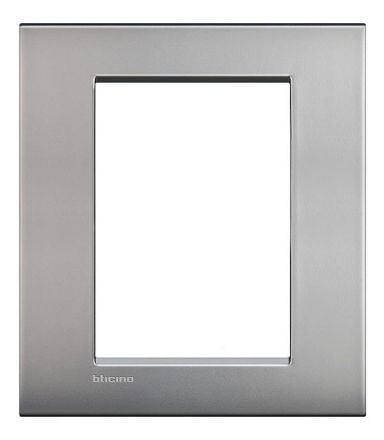Bticino LNC4826NK AIR frame NICKEL 3+3 modules, (grey)
