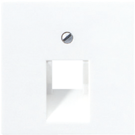 Jung A569-1BFPLUAWW cover for IAE/UAE connection boxes 1 x 8-pin, thermoplastic, AS/A series, alpine white
