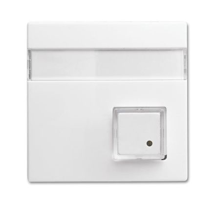 Busch-Jaeger 1571 CN-914 central plate, 1-way, with label field alpine white