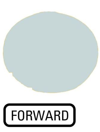 Eaton M22-XDL-W-GB15 button lens, flat white, FORWARD , 218337
