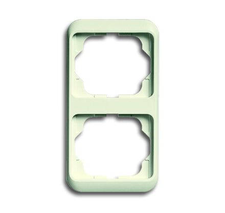 Busch-Jaeger 1732-22G cover frame, 2-way frame ivory/white