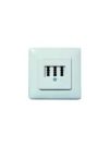 PROTEC.class 05300534 Multimedia accessories Telephone socket UP 2x6/6NF/F rw Centr. PTAE