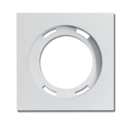 Busch-Jaeger 1756-83 Central plate, for light signal aluminum silver