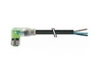 Murrelektronik 7000-08102-6310300 M8 female 90° free cable end LED 3m connector