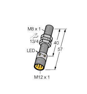 Turck 1074001 BIM-EG08-Y1X-H1341 Magnetic field sensor