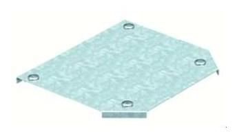 OBO Bettermann DFT 200 DD with rotary latch for RT 200 cover T-branch piece, 7129335