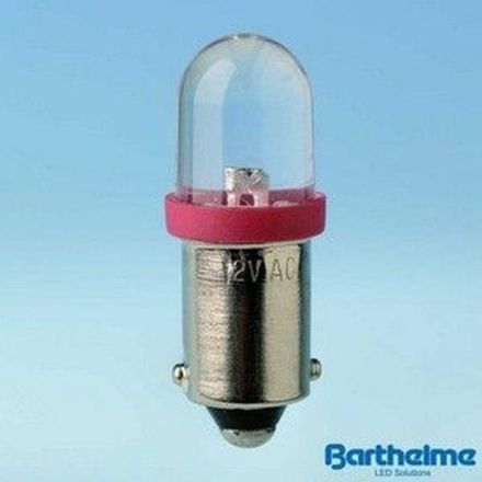 Barthelme 59092426 BR 10x28mm 24V AC/DC BA9s warm white LED lamp