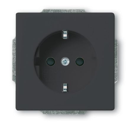 Busch-Jaeger 20 EUCBLI-81 SCHUKO® socket insert Busch-steplight®, with night orientation light anthracite