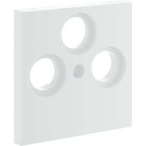 TEHALIT GZSAT3A9010 TV/SAT 3-way pure white central plate