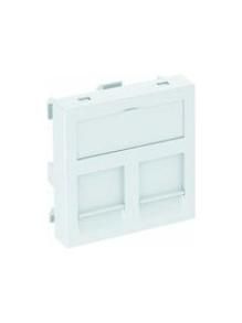 OBO Bettermann DTG-2RM RW1 for 2 modules type RM pure white data technology carrier, 6119292