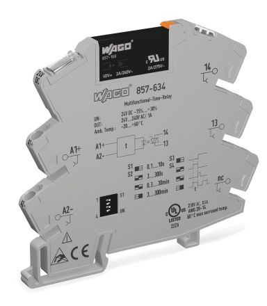 Wago 857-634 24VDC SSR 24VDC 1A time relay