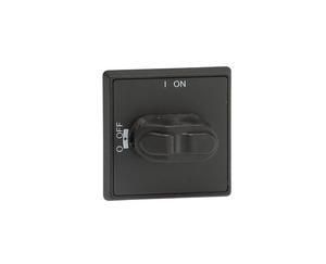 ABB Stotz-Kontakt OHBS1PH, selector handle 0 OFF-1 ON black shaft 6mm IP54 for load break. , 1SCA105211R1001