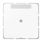 Jung CD590NAAWW cable outlet with strain relief with label field, Duroplast, CD series, alpine white