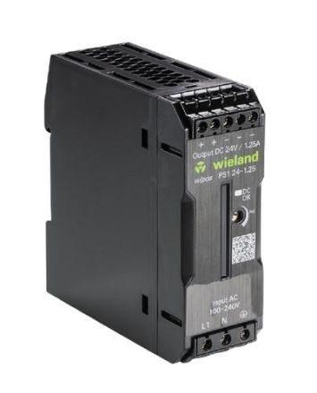 Wieland 81.000.6510.0 wipos PS1 24-1,25 1-phase 24VDC 1,25A power supply