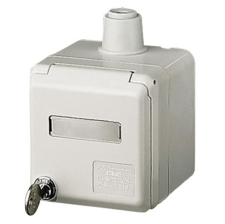 Mennekes 4976ZA Cepex 16A 2-pole +E 230V IP44 wall socket SCHUKO