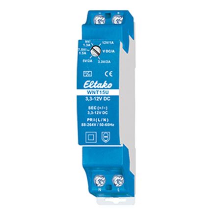 ELTAKO WNT15U/3.3-12VDC wide-range switching power supply REG | adjustable output voltage