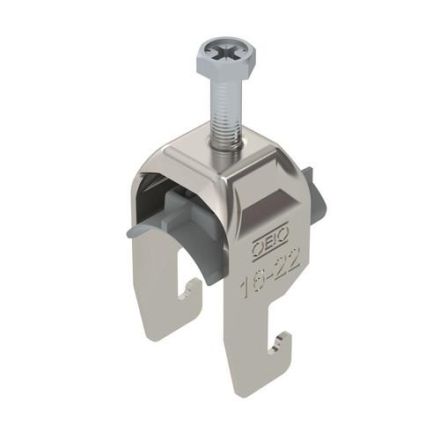 OBO Bettermann 1186816 2056 BS-U1-K-22 A2 16-22mm stainless steel clamp