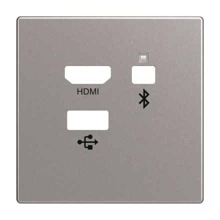 Busch-Jaeger 2CKA008200A0225 8256-83 Media Connector central plate