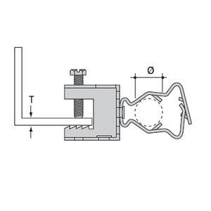 ABB Stotz-Kontakt 7TCA084030R1236 FH107-GM1926 Carrier screw clamp