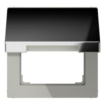 Jung GCR2990KL hinged cover with return spring, chrome-plated metal, LS series, glossy chrome