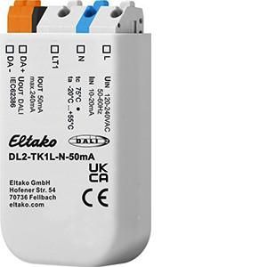 Eltako 33000028 DL2-TK1L-N-50mA + power supply 1-channel push button coupler