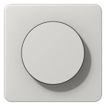 Jung CD1740LG cover with rotary knob, Duroplast, CD series, light grey