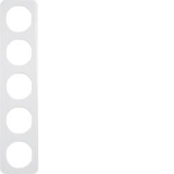 Berker 10152189 frame polar white, glossy Berker R.1