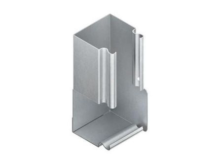 Niedax LUWE60.200 90° 60x200mm strip galvanized vertical corner insert