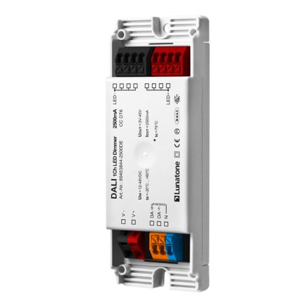 LUNATONE 89453844-2500DE DALI LED dimming actuator CC DT6 DE | 1-fold, 2500 mA