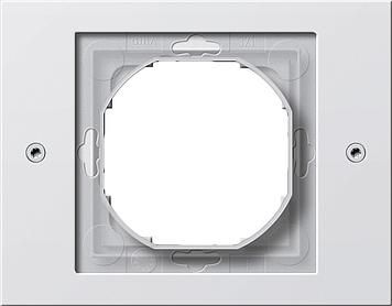 Gira 021166 1-way cover frame Gira TX_44 (WG UP) pure white