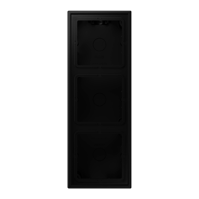 Jung LS583ASWM surface-mounted cap 3-way, LS series, graphite black matt