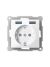 MERTEN MEG2366-0325 with USB charger active white System M socket SCHUKO