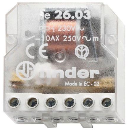 Finder 26.03.8.110.0000 1 Ö 1 S 10 A Off On/On Off for 110V AC impulse switch