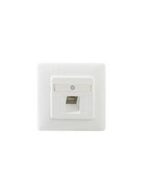 Rutenbeck UAE-Cat.6A iso-8 Up 1xRJ45s LSA data connection box flex pure white