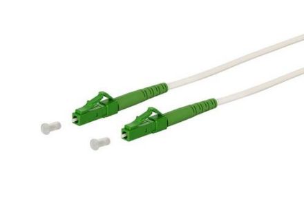 METZ CONNECT 151P7JAJAC0E LC APC/LC APC OS2 white 30.0m patch cable OpDAT
