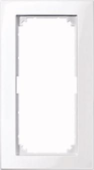 MERTEN 515825 frame 2-way active white glossy M-PLAN