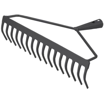 Siena Garden T42434 Bow rake 16 zinc. 41cm without steel anthracite