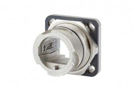 METZ CONNECT empty V1 flange housing metal IP67 Industry, 1401013300ME