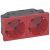 Legrand 077272 socket MOSAIC 2-WAY 45° SL, (red)