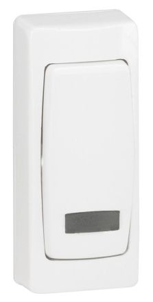 Legrand 086088 button surface-mounted ILLUMINATED, (white)