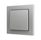 ZENNIO ZS551PB1KS Single button Soft ZS55 | for 1 binary input, key | silver