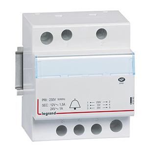 Legrand 413093 bell transformer 24/12V 1/1, 5A