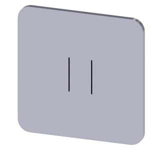 Siemens 3SU1900-0AF81-0QC0 labeling plate 22x22 II
