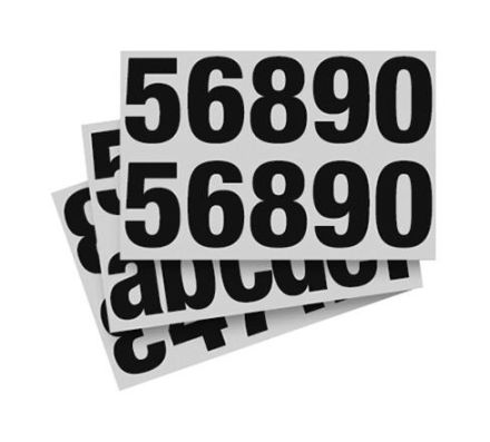 EsyLux EL10017230 1-999 af digit set 1-999, af LB20