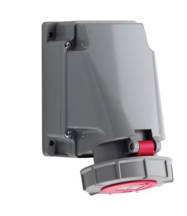 ABL Sursum D53S36 5P/63A 400V/IP67/6h/red wall socket