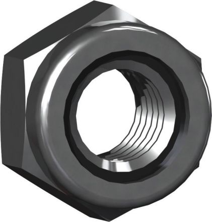 Reisser 000985V038-080000S-1 DIN 985 lock nut, M 8, stainless steel A2, pickled, passivated, packed 100