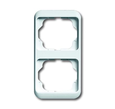 Busch-Jaeger 1732-24G cover frame, 2-way frame studio white high gloss