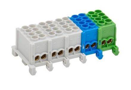 ABN 5x4x25qmm 5-pin blue/yellow main line terminal (XHKB5254BG)